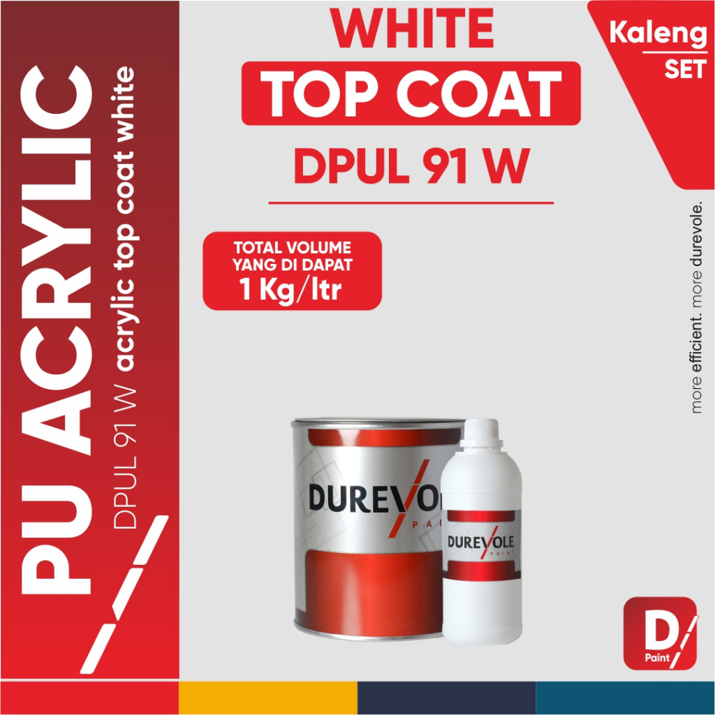 DPUL 91 WHITE -  DUREVOLE PU ACRYLIC WHITE