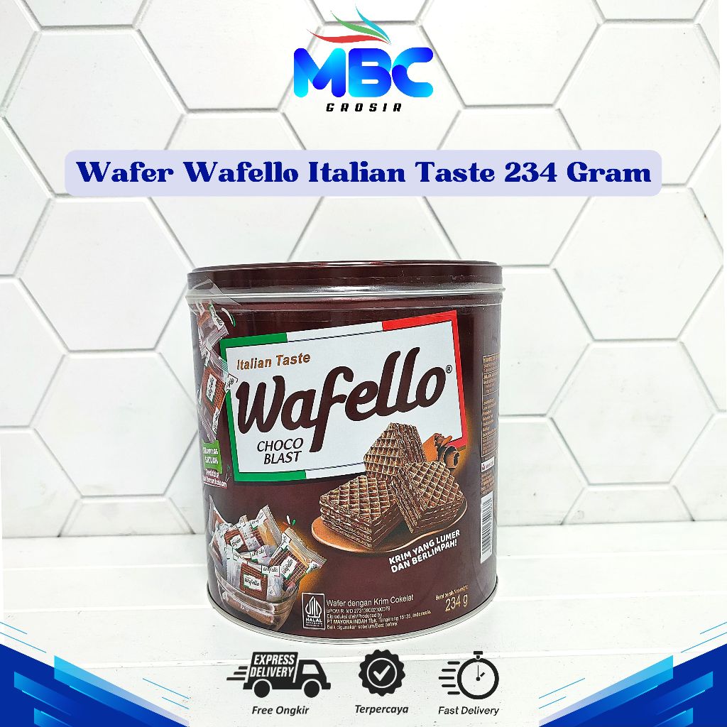 

Wafer Wafello Choco Blast Kaleng