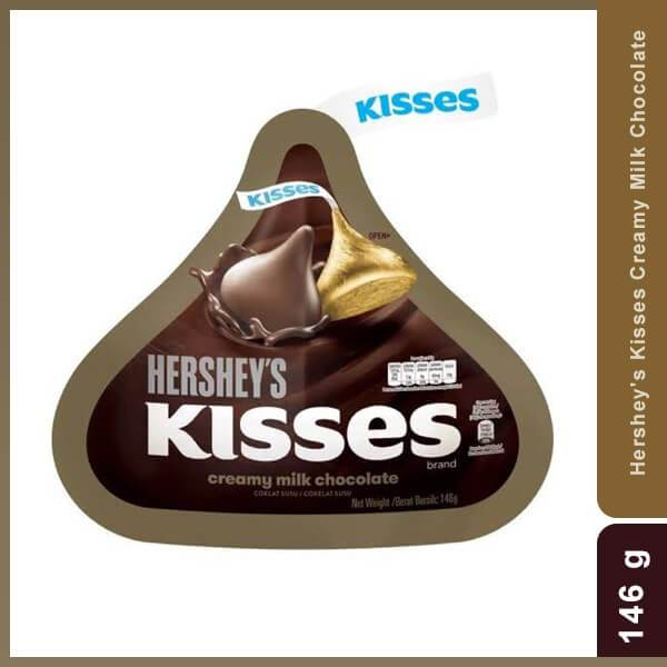 

146gr HERSHEY'S Kisses Creamy Milk Chocolate isi 32pcs