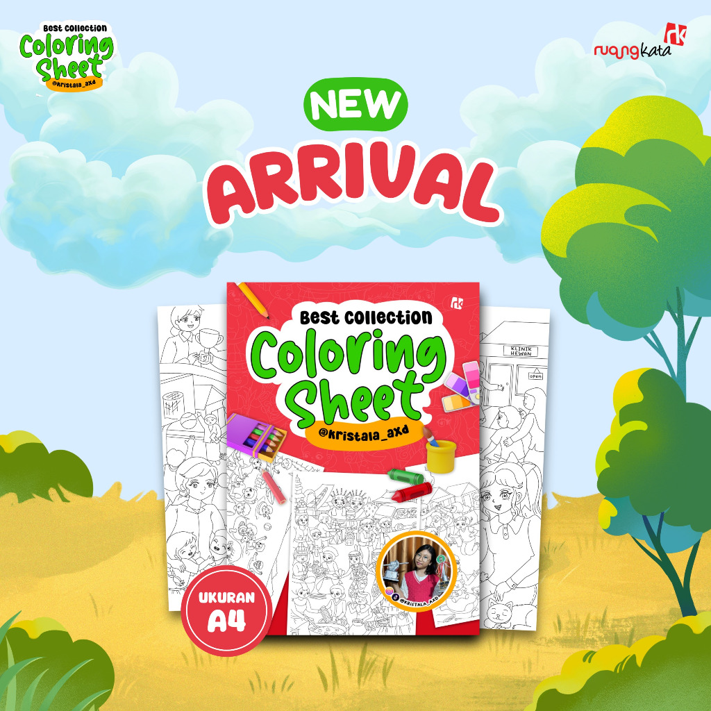 

Kawan Pustaka - Best Collection Coloring Sheet Lembar Mewarnai - @kristala_axd