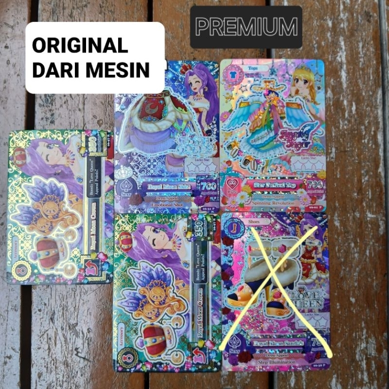 [READY ORI] kartu aikatsu premium ichigo yurika sakura aoi ran mizuki jkt48
