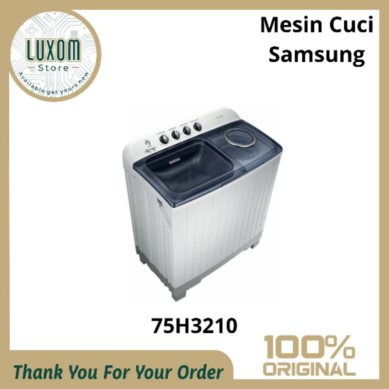 Mesin Cuci Samsung 75H3210/Mesin Cuci Samsung/Mesin Cuci 2 Tabung/Mesin Cuci