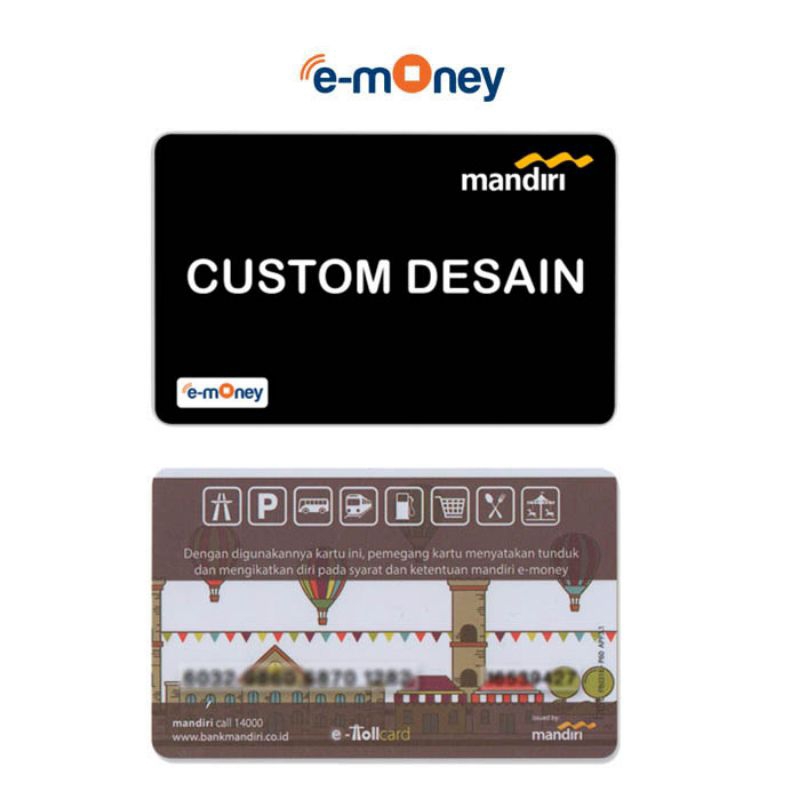 Kartu E-Money E-Toll Mandiri Custom Card