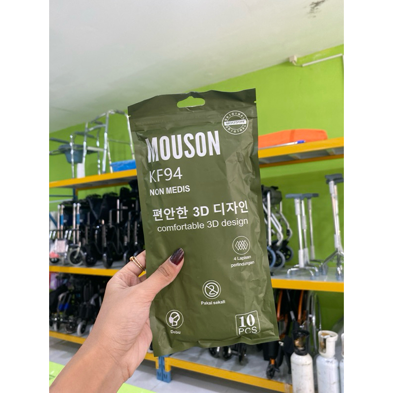 Masker Mouson KF94 Hijau Lumut