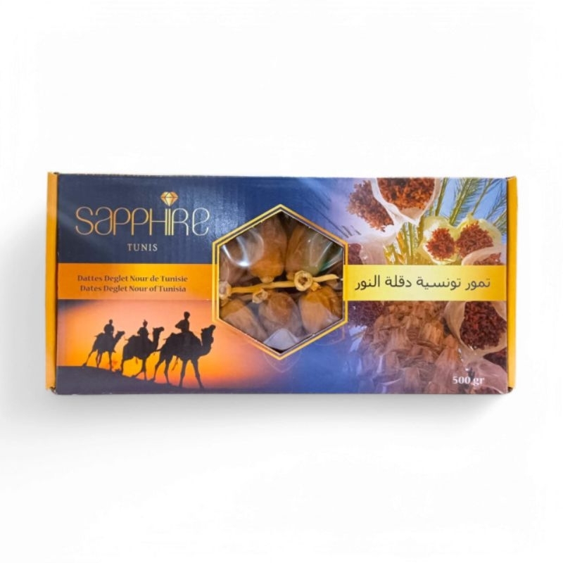 

Kurma Tunis Tangkai Sapphire 500gr