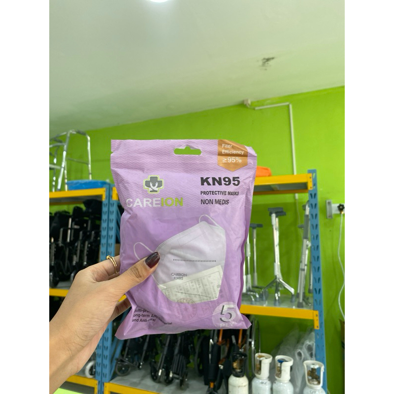 masker careion warna ungu KN95