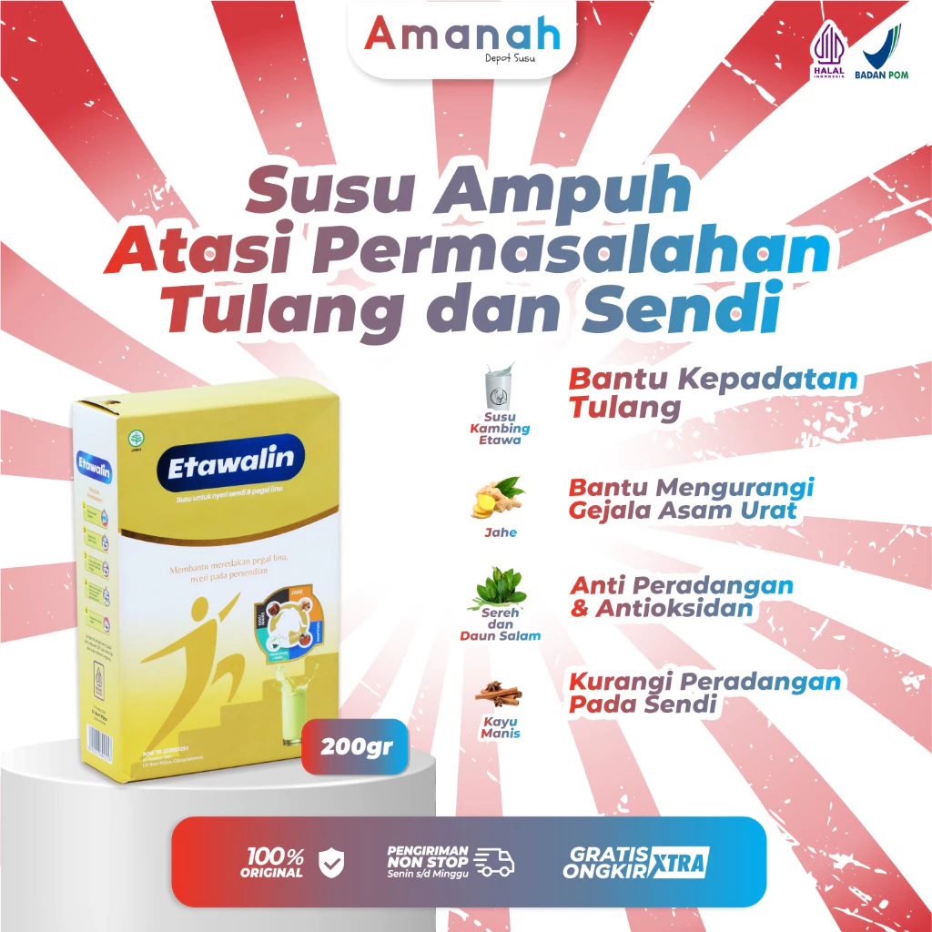 

Etawalin Paket 1 Susu Kambing Solusi Permasalahan Sendi dan Tulang Original Asli