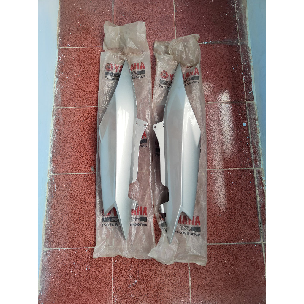 Cover Body Cover Bodi Belakang Mio Soul Silver Mio Soul Lama Silver Original