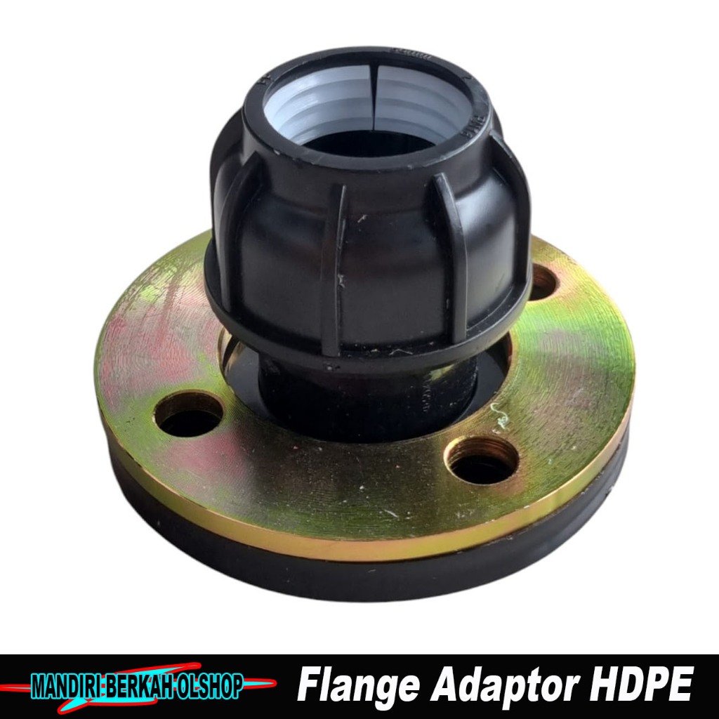 Flange Adaptor Compression 50mm x 1,5 inch pipa hdpe Tahan Lama Dan Berkualitas