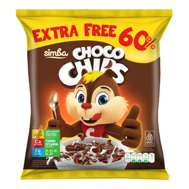 

Simba choco cips sereal cokelat 50 + 30 g