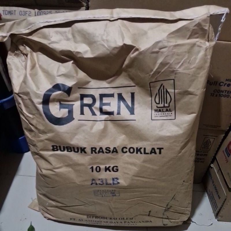 

Coklat Bubuk merk Gren Repack