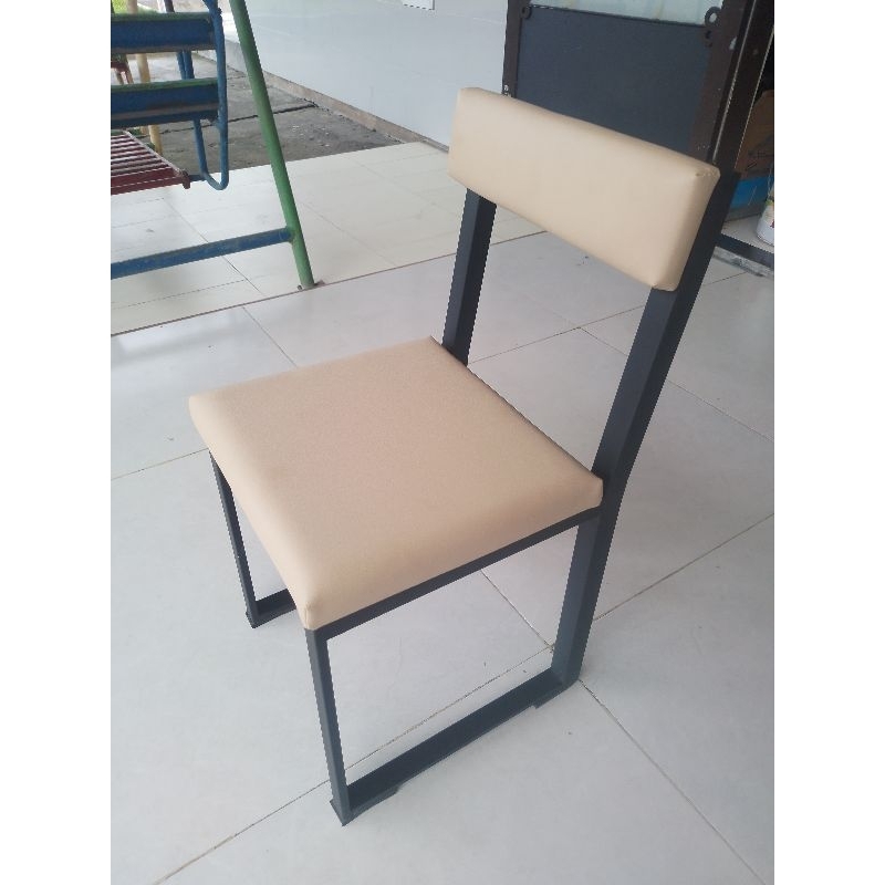 Kursi Belajar Uk 40x38cm Tinggi 80cm/Ada Sandaran/(Besi 4x4)/Kokoh/Modern/Multifungsi