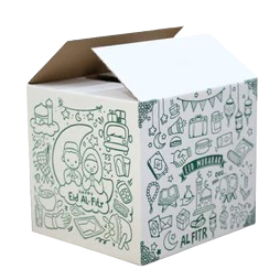 

( 5 Pcs ) Kardus Parcel Lebaran Model Dus Jinjing Box Hampers Sembako Idul Fitri Ukuran 29x25x25 cm