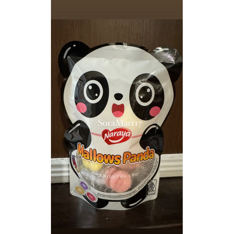 

Naraya Mallows Panda Assorted Crispy Marshmallow isi selai aneka Rasa 68gr