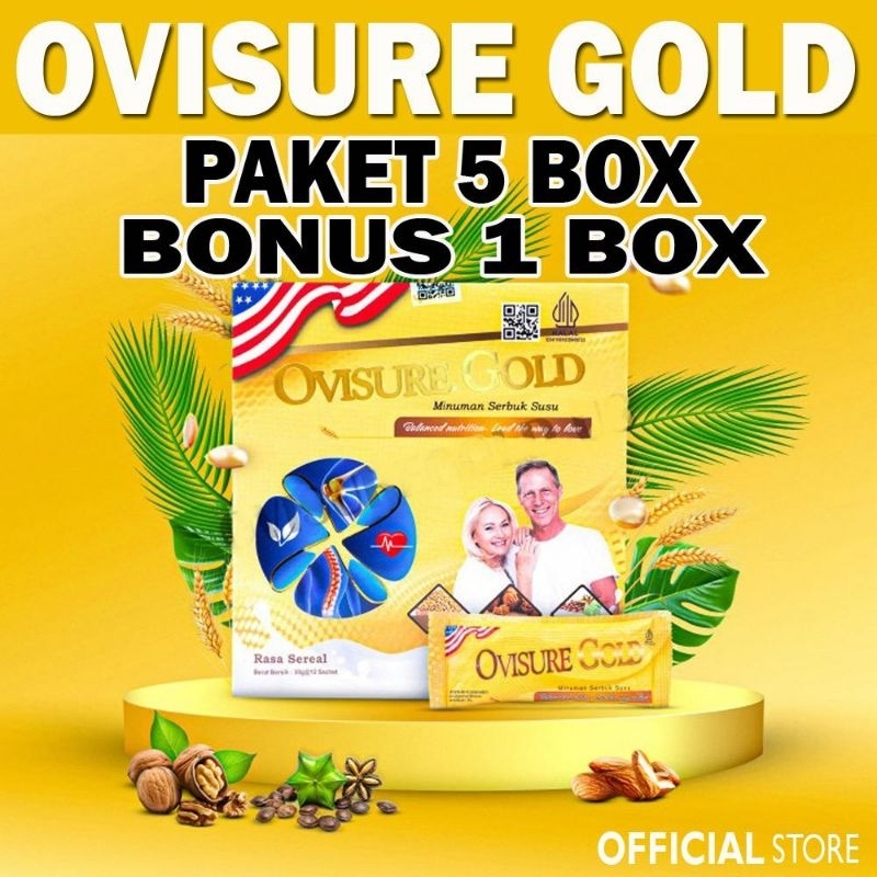 

PAKET 6 BOX OVISURE GOLD ORIGINAL USA - SUSU UNTUK PENGOBATAN TULANG DAN SENDI TERBAIK