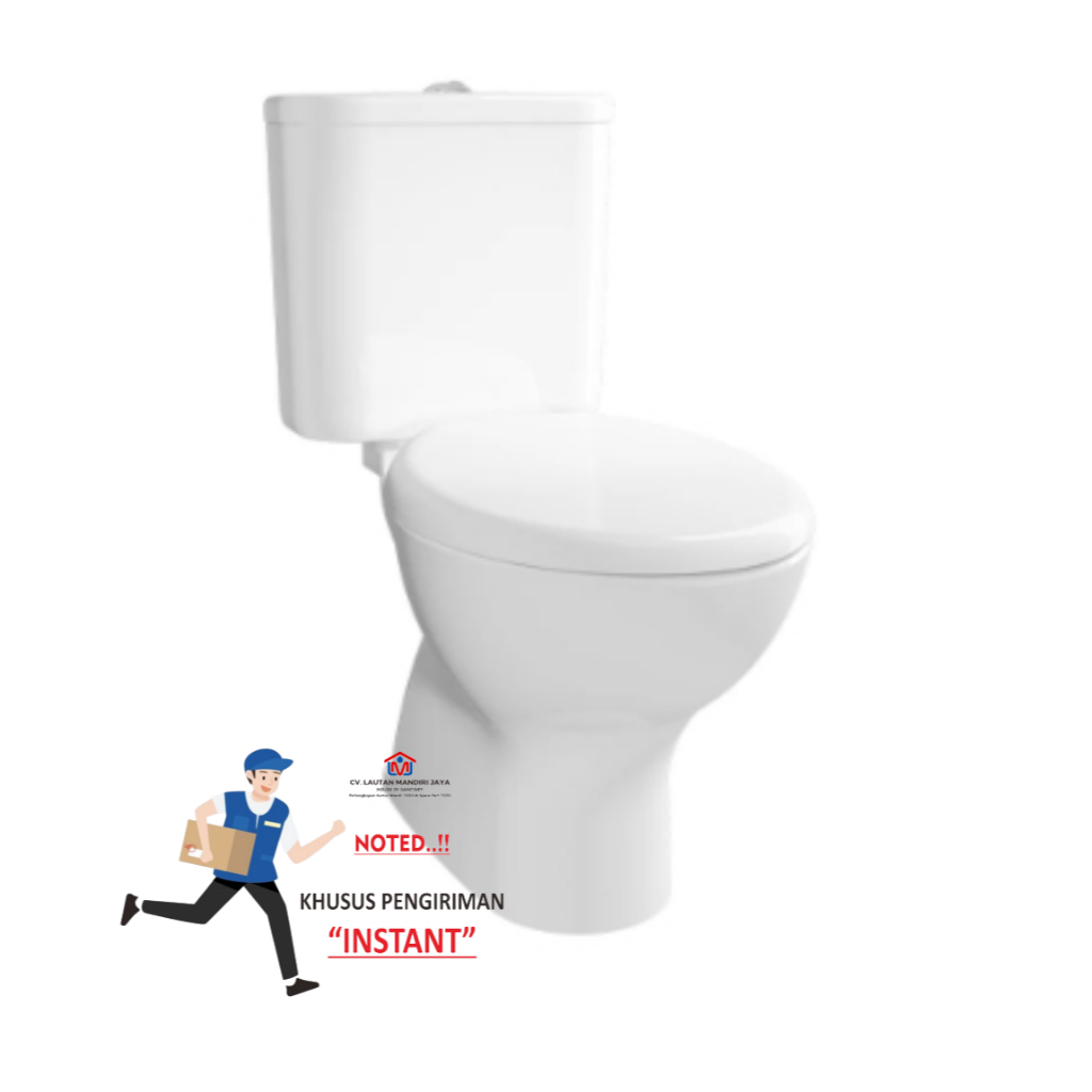 KURIR INSTANT Kloset Duduk TOTO CW637J/SW637JP+TC505SW (white) CW637J SW637JP CW637J