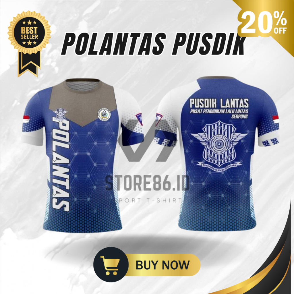 JERSEY POLANTAS PUSDIKLANTAS FULLPRINT SUBLIME / KAOS PUSDIK LANTAS DRIFIT / JERSEY PUSDIK LANTAS / 