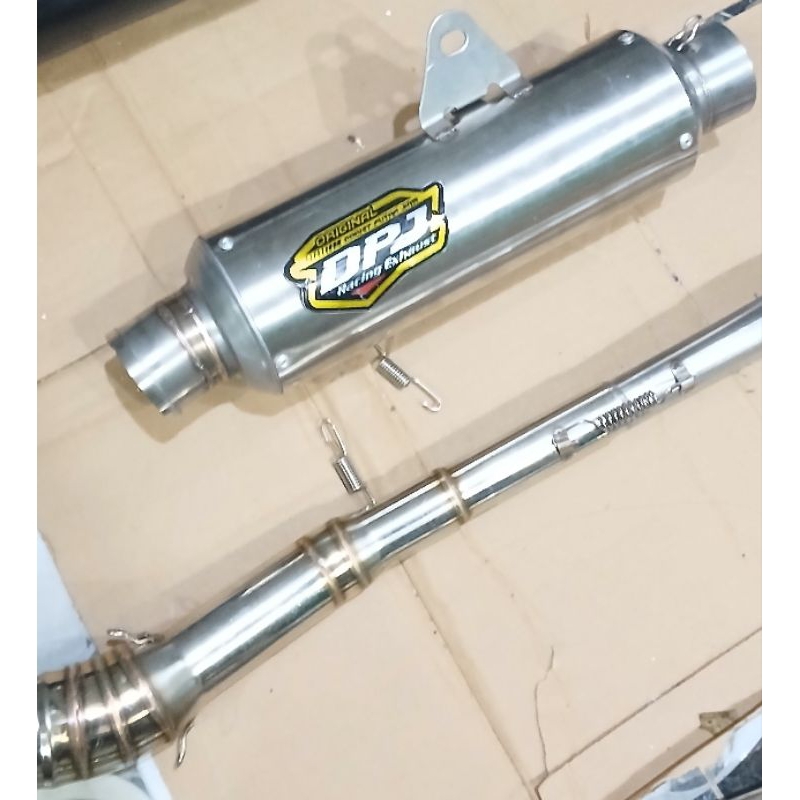 Knalpot DPJ bulat 25cm pnp jupiter vega astrea supra fit