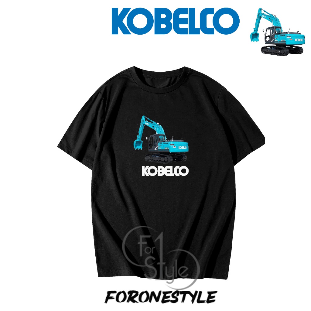 T-SHIRT KAOS KOBELCO - KAOS KOBELCO - BAJU KOBELCO LENGAN PANJANG PENDEK