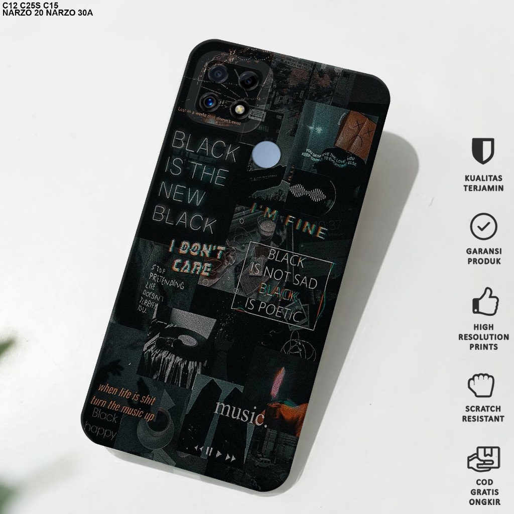 Case Realme C12 - Softcase Realme C12 - Softcase Procamera Motif Aesthetic - Casing Hp Realme C12 - 