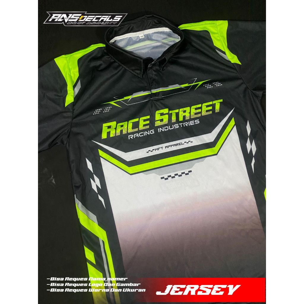 Jersey kaos polo racing Jersey racing full print Jersey balap