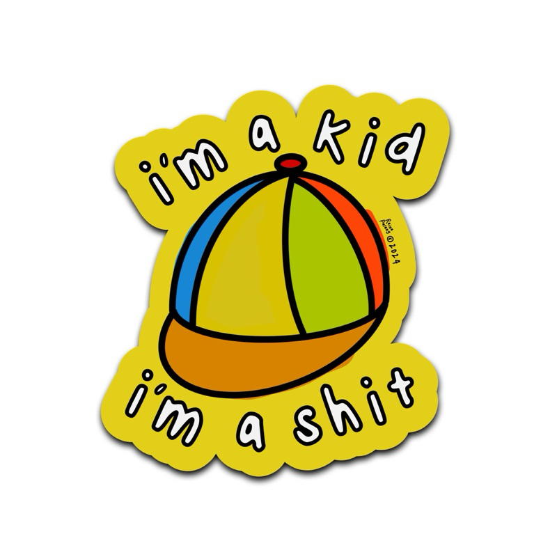 

Stiker I’m A Kid | Raina Pulang