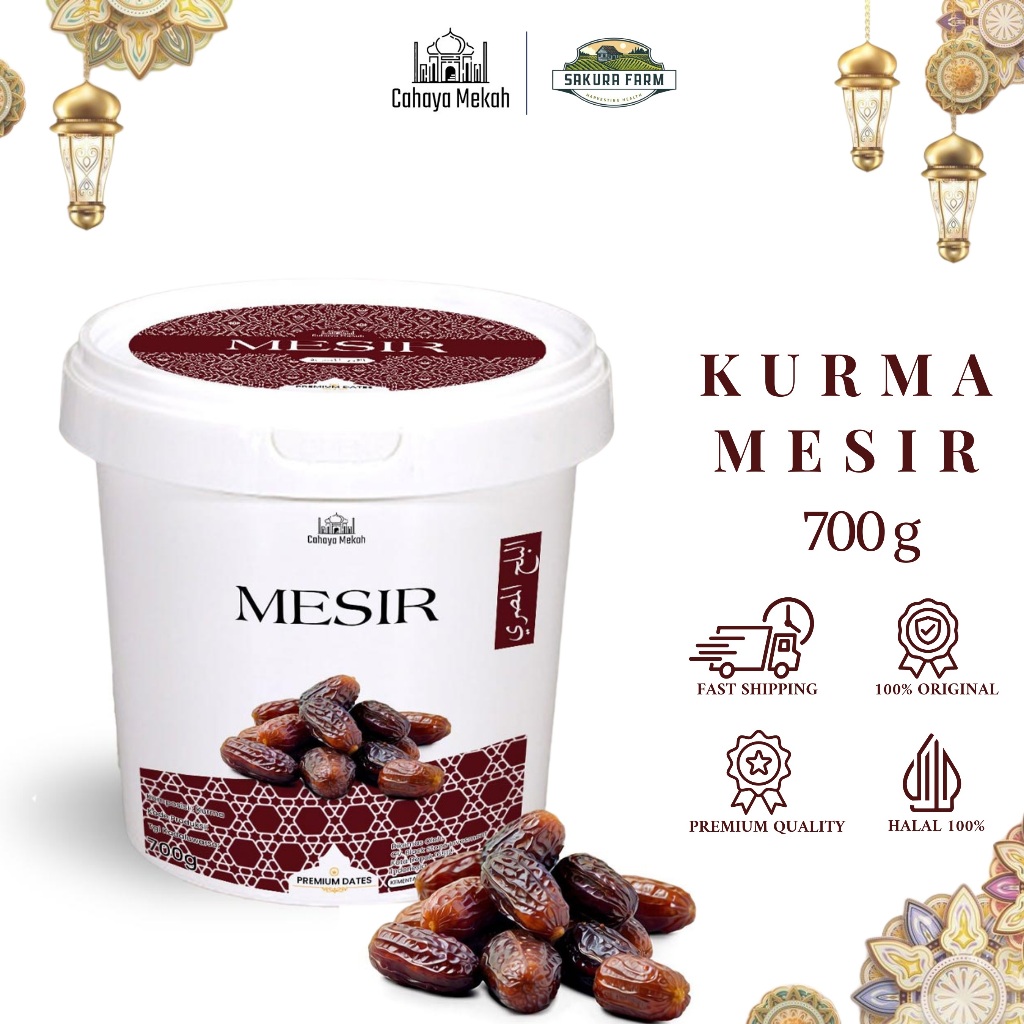 

Cahaya Mekah Kurma Mesir 700gr Premium Original High