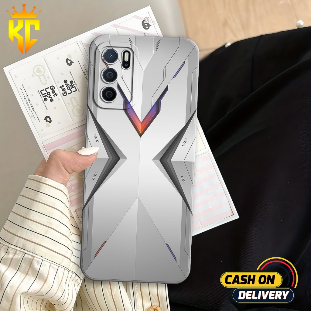 Case OPPO A16 - KUKCASE - Cassing Hp OPPO A16 - Fashion Case Robot - Case Mewah - Case Karakter - Ca