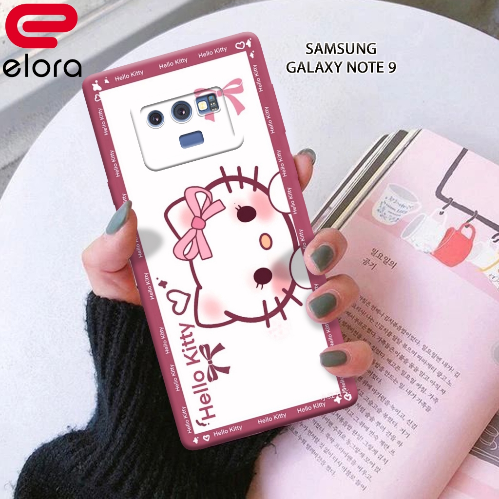 Case Samsung Galaxy Note 9 - Elloraa.id - Casing Samsung Note 9 - Motif Case Kitty - Pelindung handp