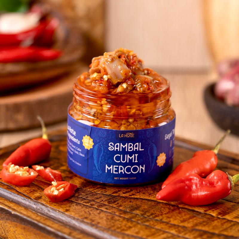 

sambal cumi mercon (160gram) la hotie