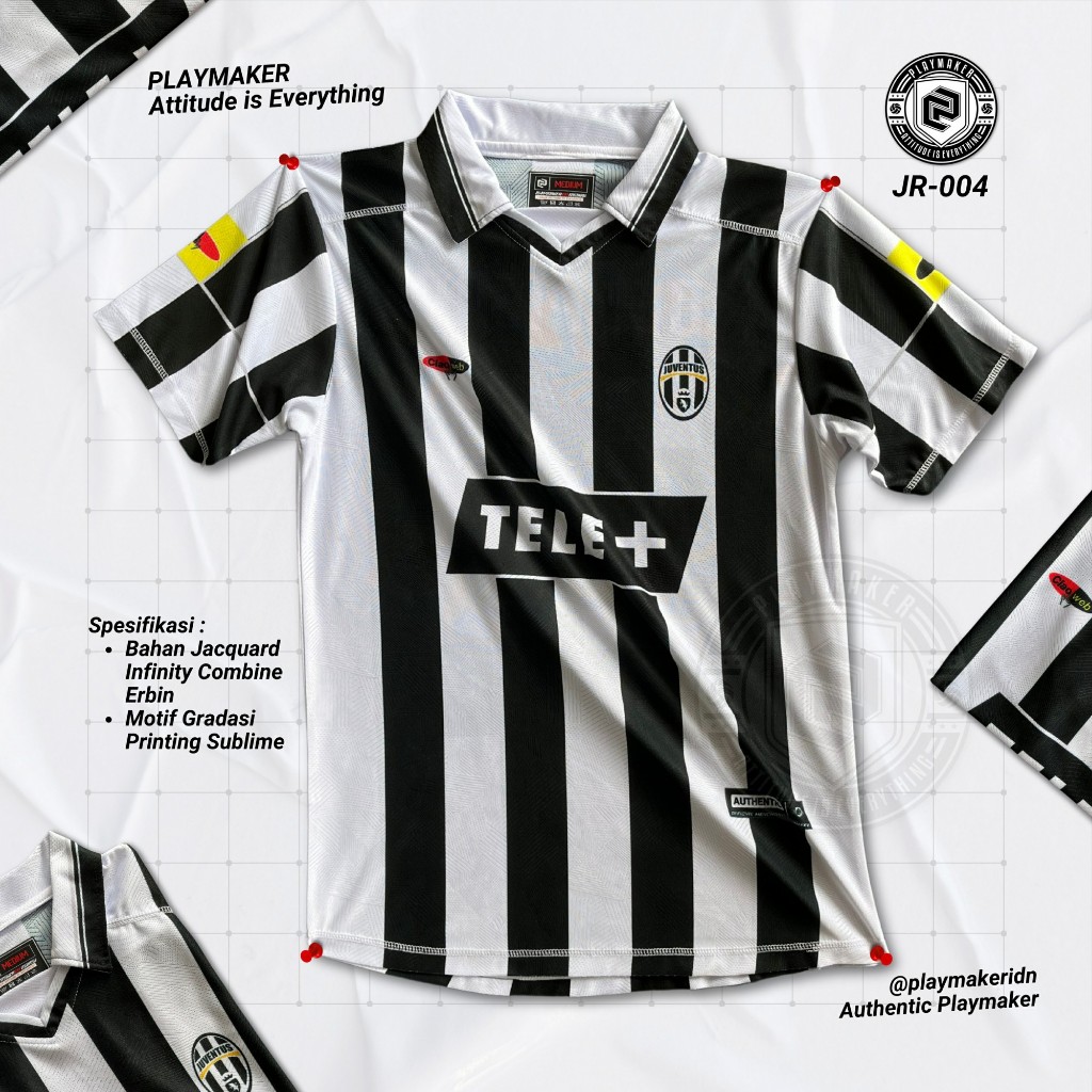 Jersey Retro Juventus 2001 by Playmaker – Kembali ke Era Keemasan