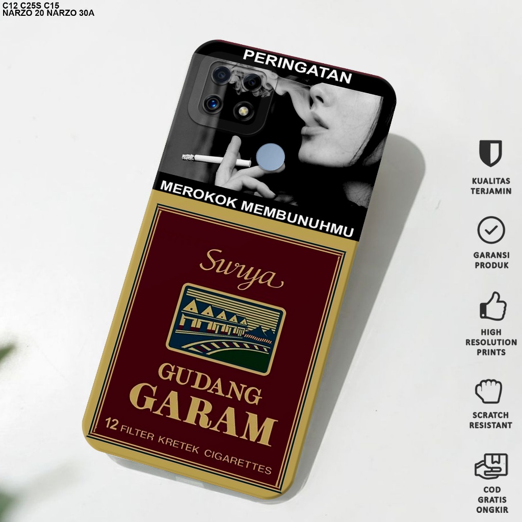 Case Realme C12 - Softcase Realme C12 - Softcase Procamera Motif Rokkk - Casing Hp Realme C12 - Case