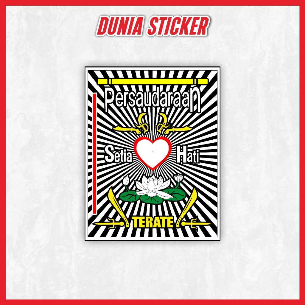 

STICKER LAMBANG PSHT SH SETIA HATI TERATE VINYL ANTI AIR