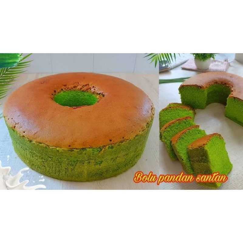 

KUE BOLU MENTEGA PANDAN SANTAN BERAT 1KG