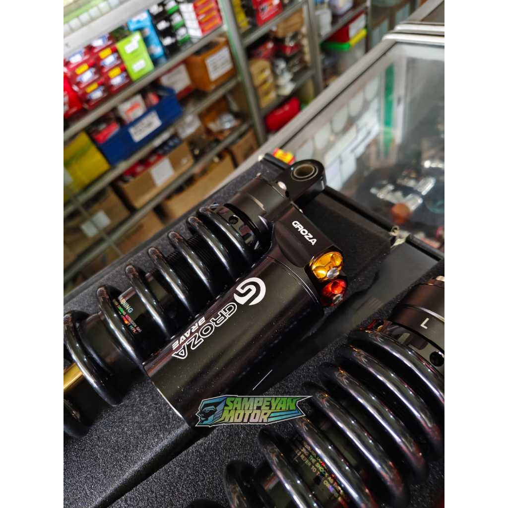 Skok Belakang Shock Shockbreker Peredam Kejut Variasi Tabung Atas Groza Grosa  Brave Double Klik Fun