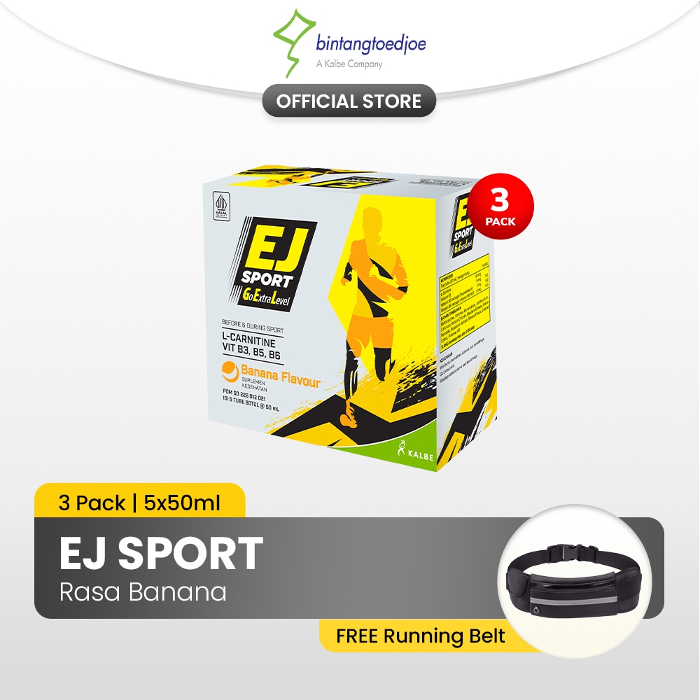 EJ Sport Banana 3 Pack - Energy Gel