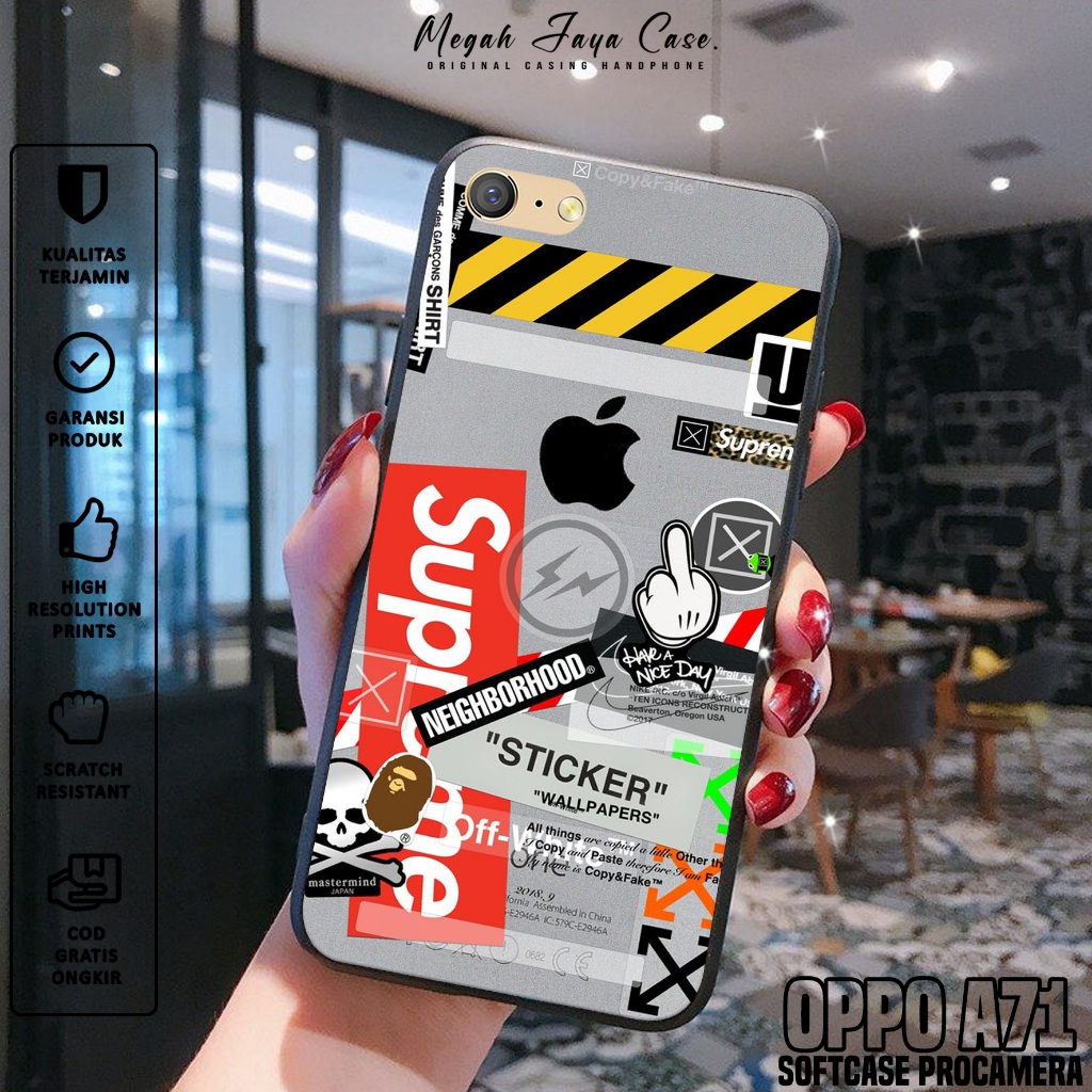 Case Hp OPPO A71 - Softcase OPPO A71 Motif BA - Casing OPPO A71 - Silikon Hp OPPO A71 - Kesing Hp - 