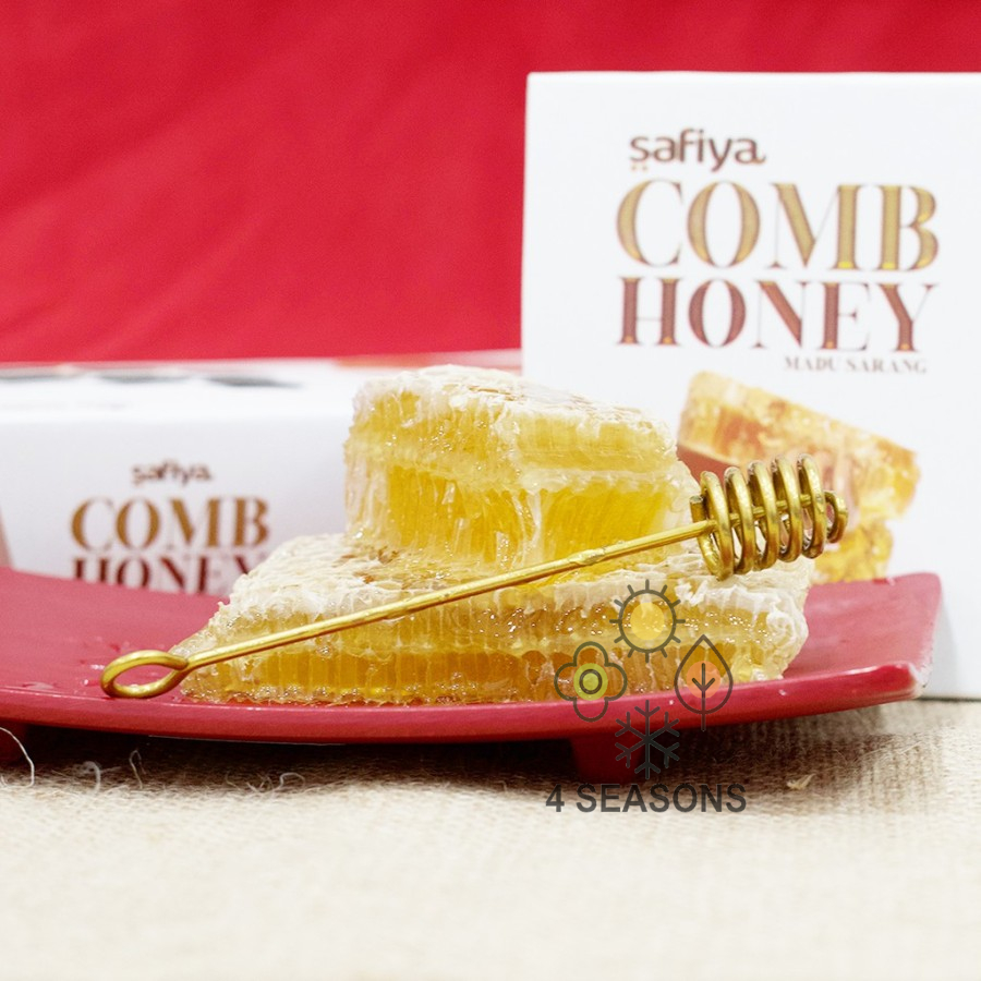 

Madu Sarang Asli Raw Honey Comb Safiya