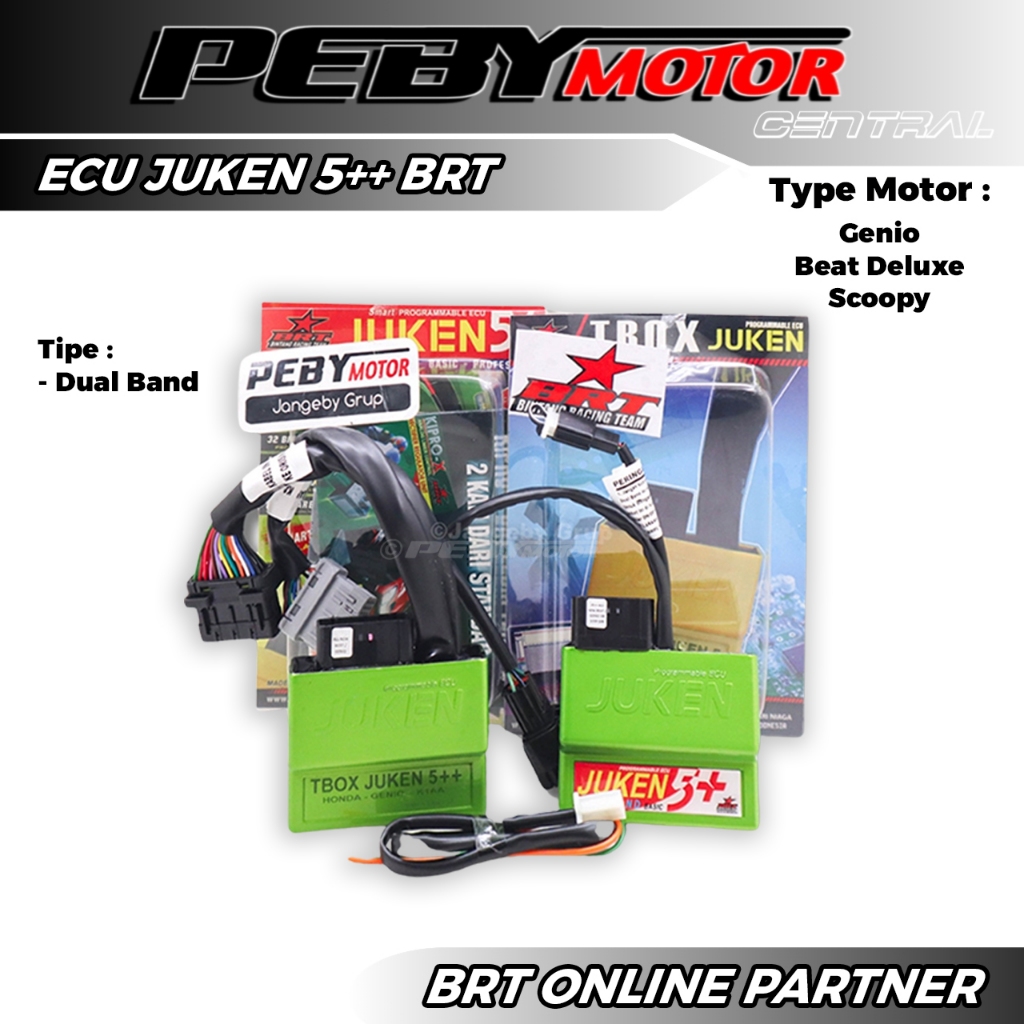 ECU JUKEN 5++ BRT GENIO BEAT DELUXE SCOOPY NEW DUALBAND ORIGINAL