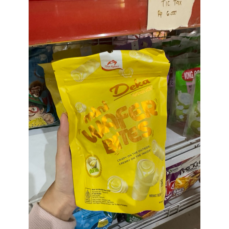 

Deka Mini Wafer Bites Durian 72g