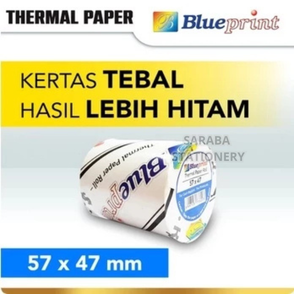 

Kertas Thermal / Kasir / Struk PPOB BLUEPRINT 57x47