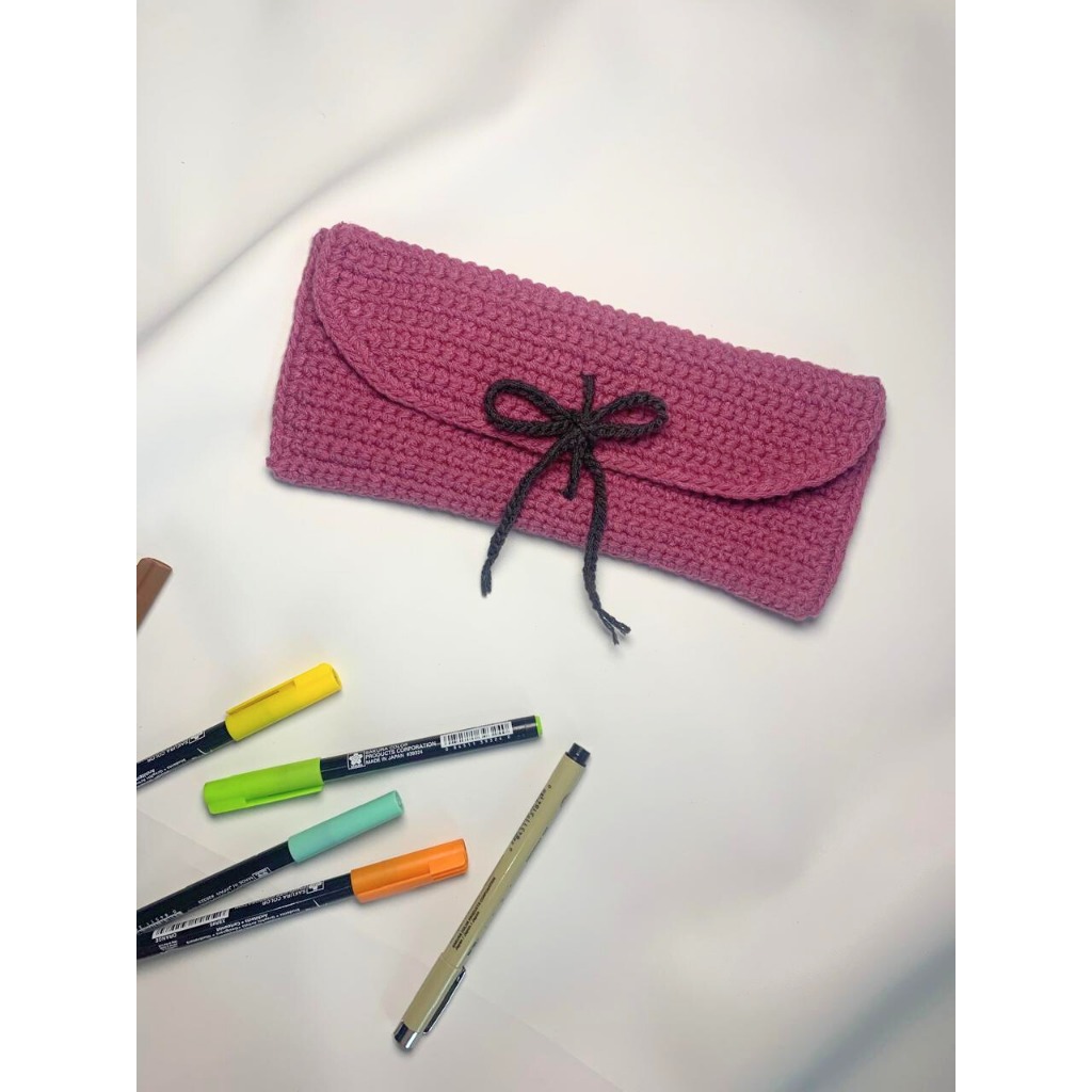 

Crochet Pencil Case | Tempat Pensil Rajutan Handmade