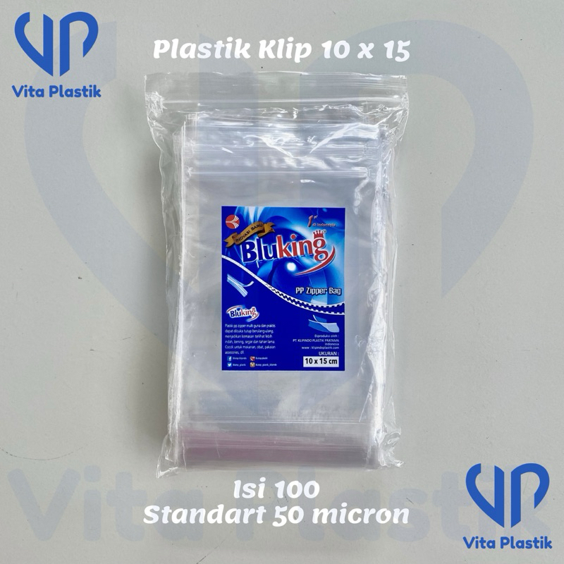 Plastik Klip Makanan 10x15 Ketebalan 50mc (0.05)