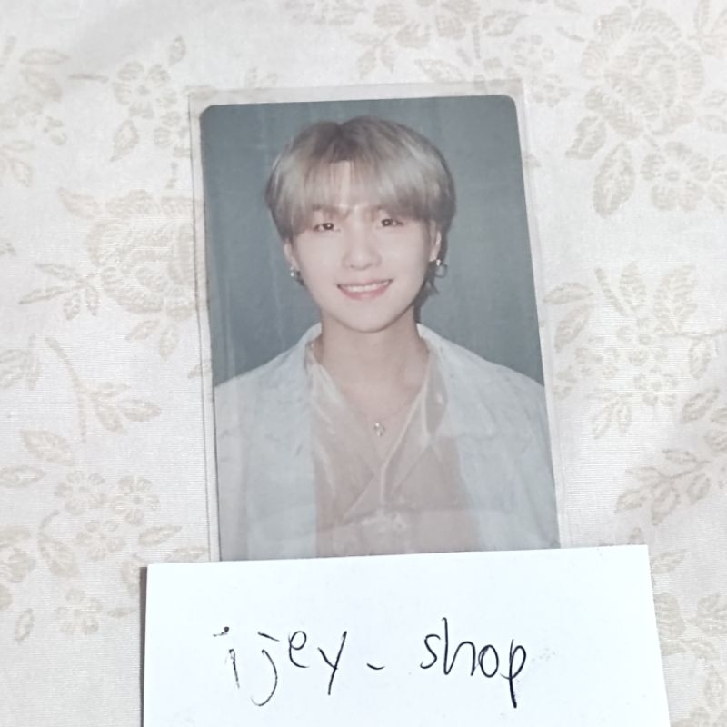 PC BTS SUGA PROOF COLLECTOR YOONGI PHOTOCARD