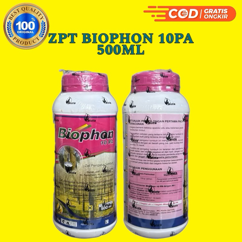 Zat Pengatur Tumbuh ZPT Biophon 10Pa 500ml - Biotis
