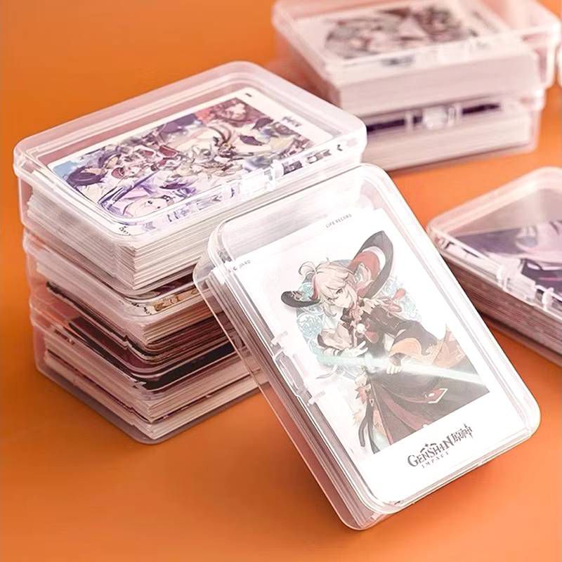 Kotak Box Container Kartu Kecil/ Tempat Penyimpanan Photocard PC Polaroid Lomocard/ Box Plastik Mini