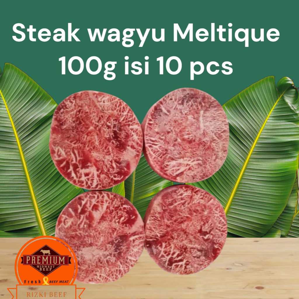 

Beef Wagyu Meltikque Cut 100g isi 10pcs 1kg (HALAL)