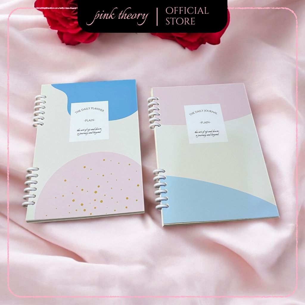 

[1 SET] Journaling Book Pink and Blue Plain Journal Buku Catatan Agenda Blank Notebook Aesthetic - PJ-SET 9