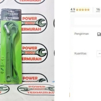 

Kunci Oli Filter TEKIRO 9" Kulit AU-OF0963 Oil Filter Wrench Belt