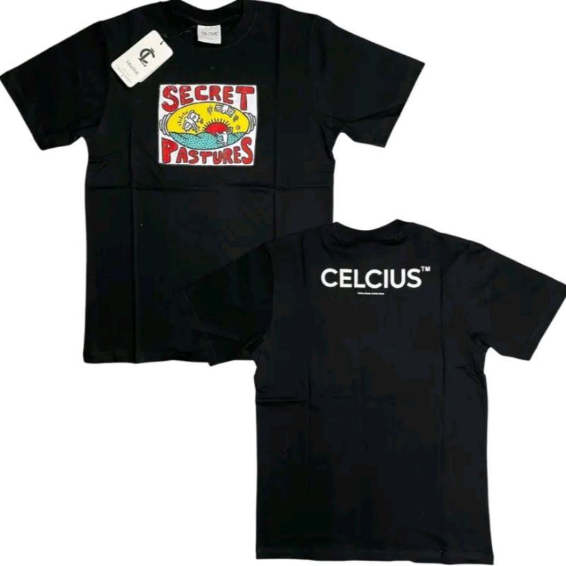 Celcius Secret Pastures T-shirt Distro Kaos Pria & Wanita